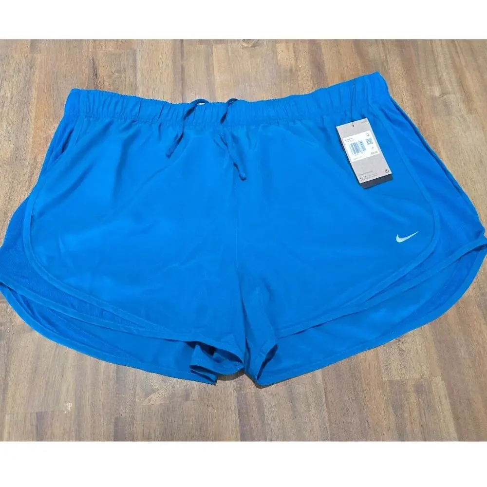 Nike Women's Blue Activewear Running Shorts NWT Size 2XL